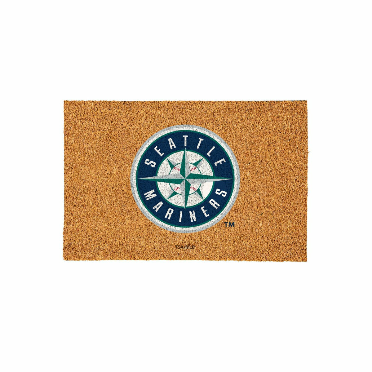 Seattle Mariners Large Full Color Coir Mat, 36"x24" - MLB
