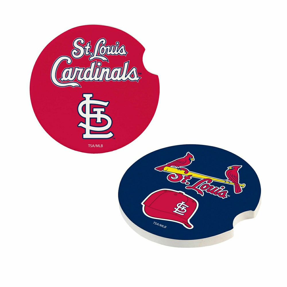 St Louis Cardinals Car Coaster Set, 2pc - MLB Home