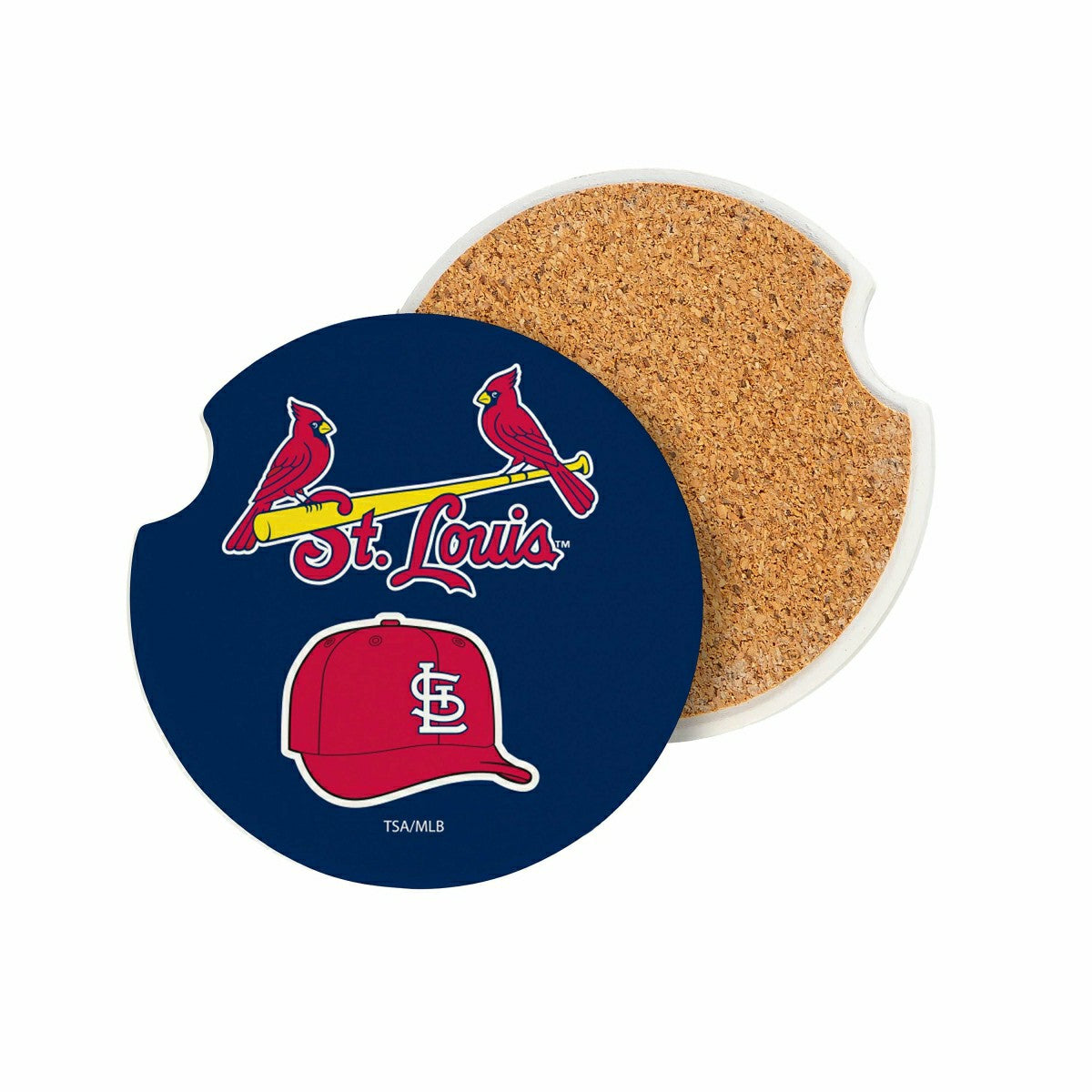 St Louis Cardinals Car Coaster Set, 2pc - MLB Home