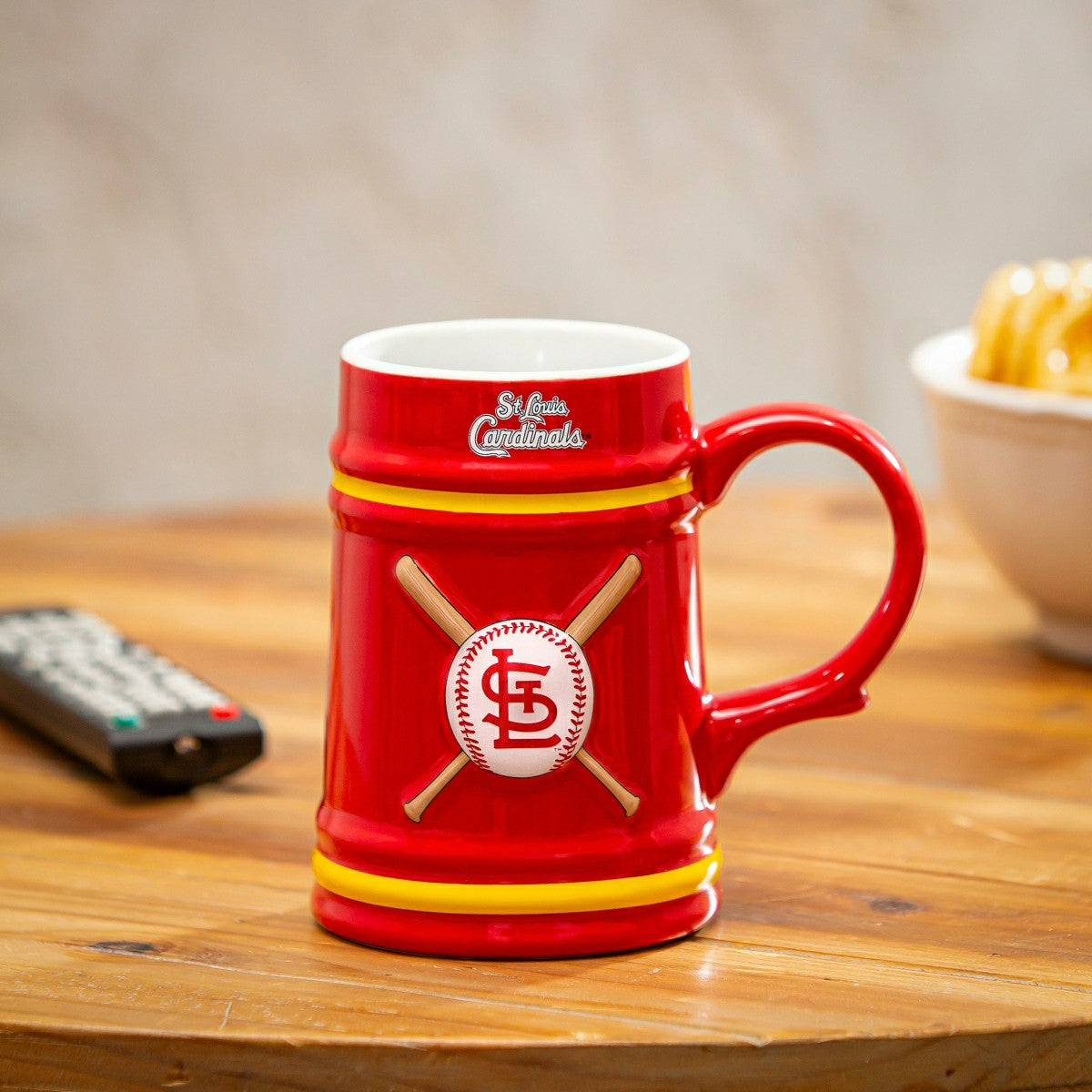 St Louis Cardinals Ceramic Stein Cup, 24oz - MLB Home