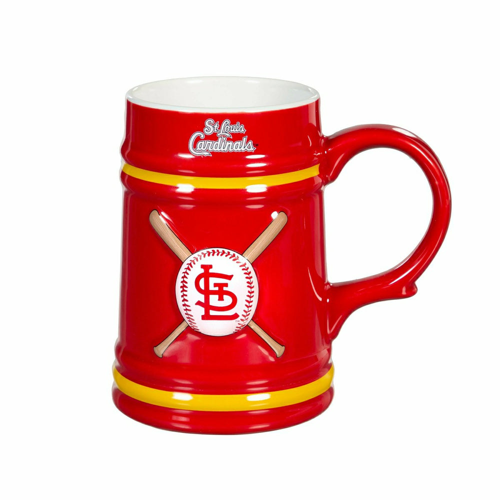 St Louis Cardinals Ceramic Stein Cup, 24oz - MLB Home