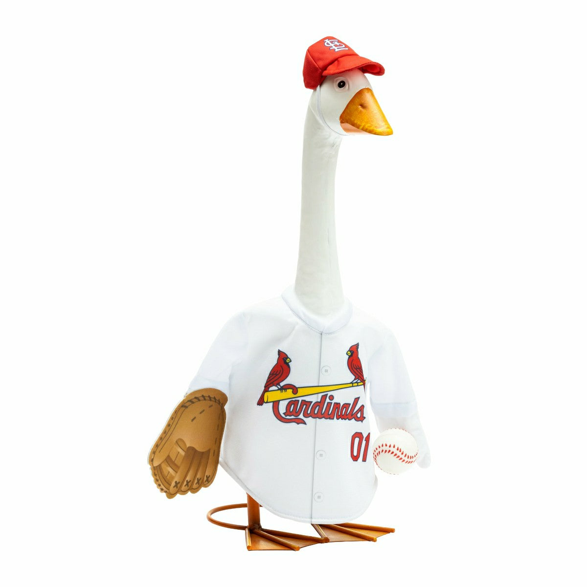 St Louis Cardinals Sports Porch Goose Uniform with Hat - MLB Home