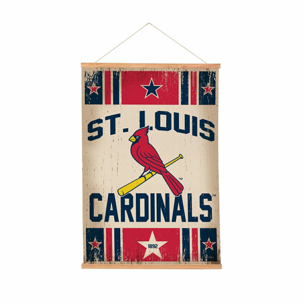 St Louis Cardinals, Canvas Wall Tapestry, Medium, 36x24 - MLB Home
