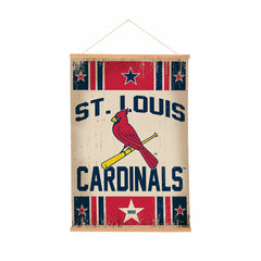 St Louis Cardinals, Canvas Wall Tapestry, Medium, 36x24 - MLB Home
