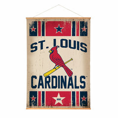 St Louis Cardinals, Canvas Wall Tapestry, Large, 54x36 - MLB Home