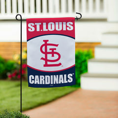 St Louis Cardinals Suede Garden Flag - MLB