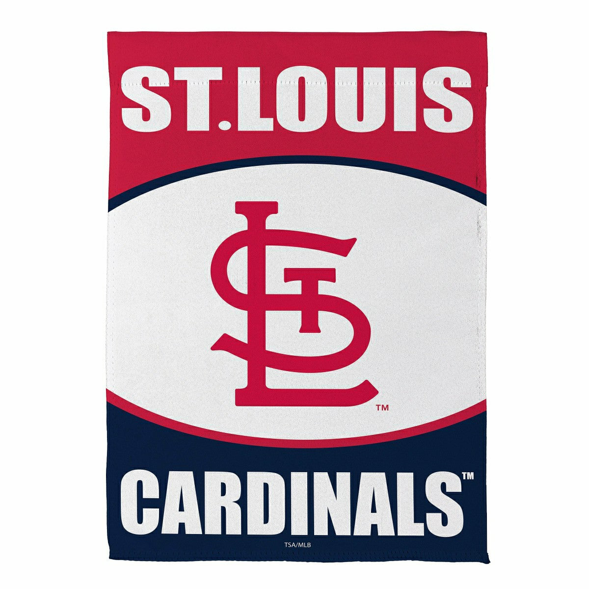 St Louis Cardinals Suede Garden Flag - MLB