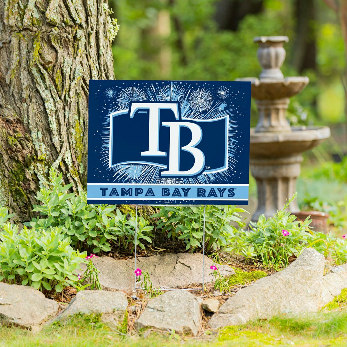 Tampa Bay Rays Yard Sign, Patriotic - MLB Home