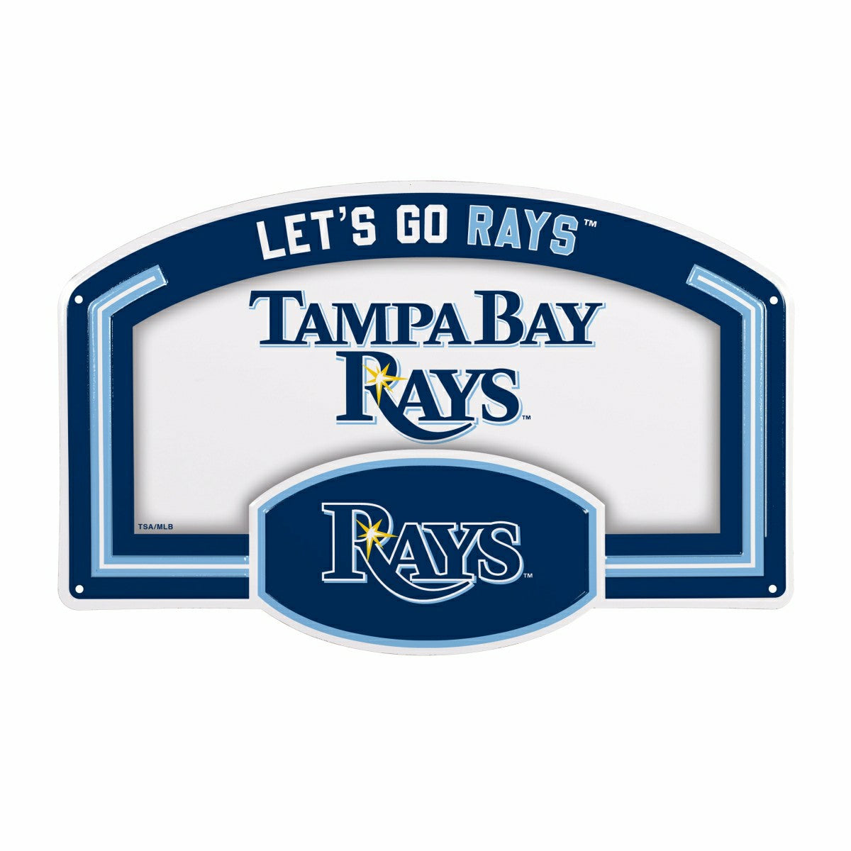 Tampa Bay Rays USA Embossed Steel Wall Sign, 11" x 17" - MLB Home