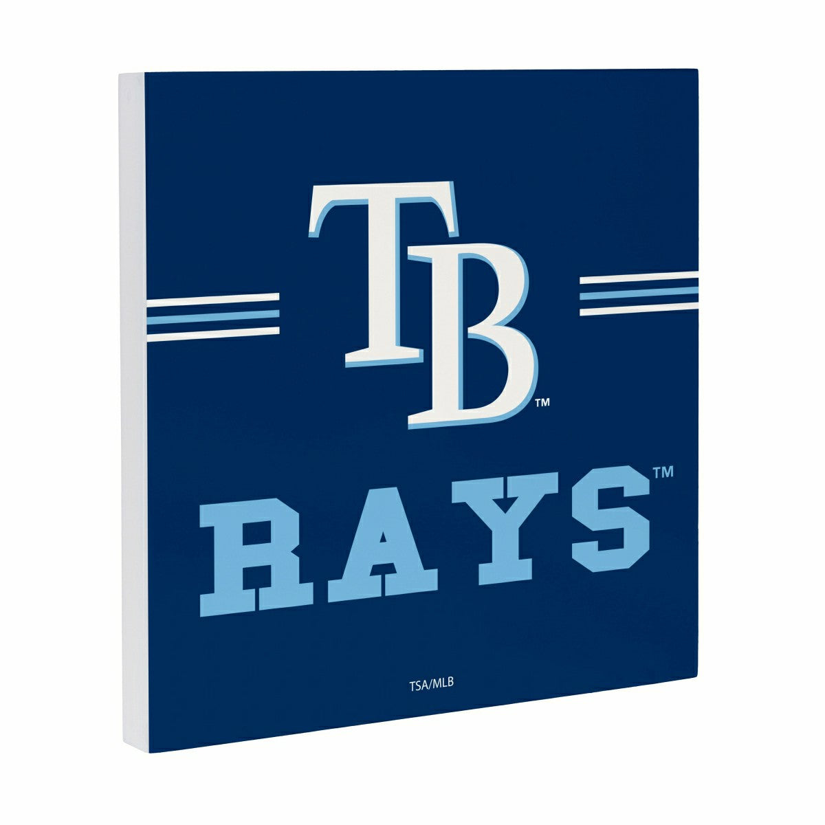 Tampa Bay Rays Wood Wall Sign, 12x12 - MLB Home