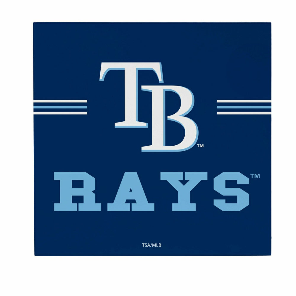 Tampa Bay Rays Wood Wall Sign, 12x12 - MLB Home
