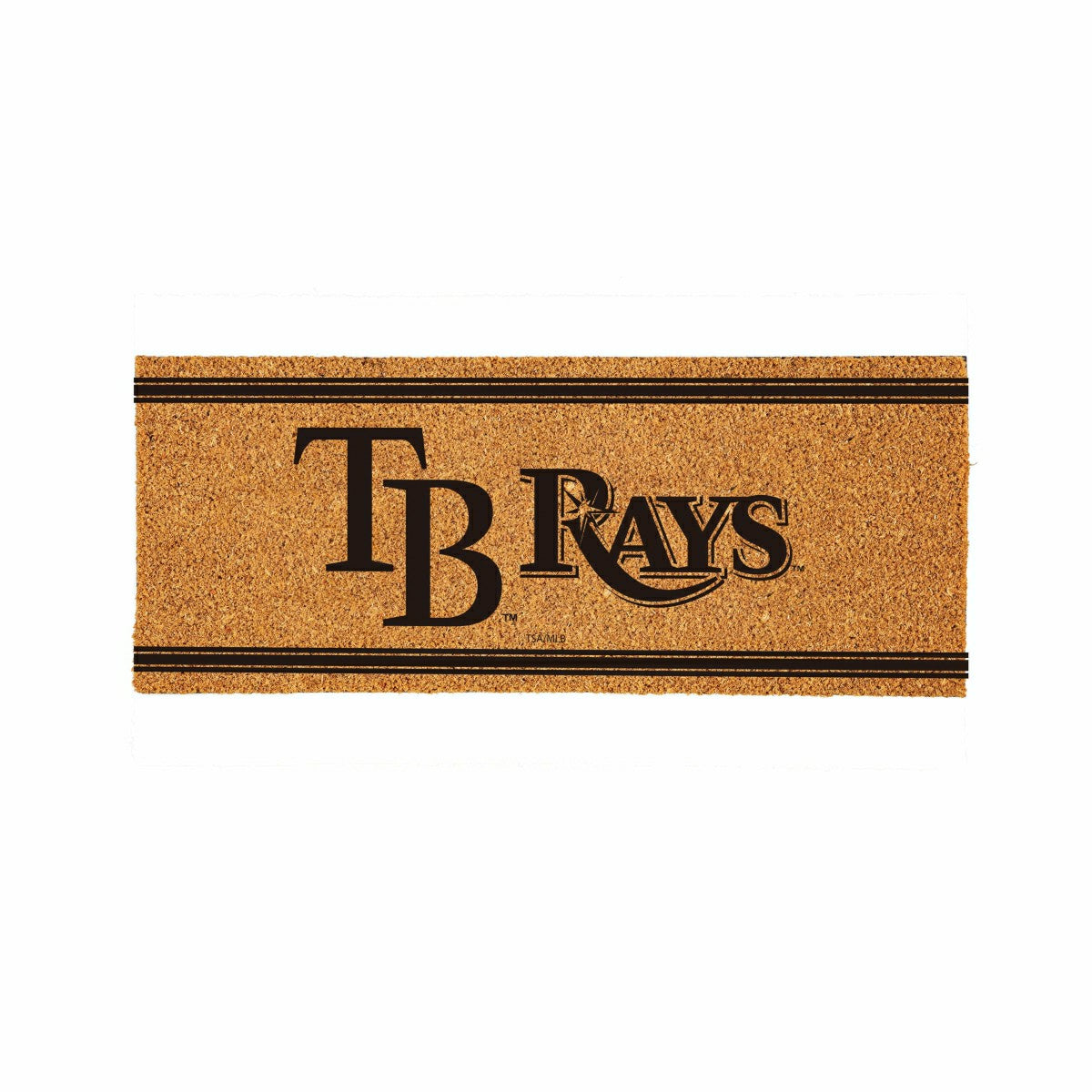 Tampa Bay Rays Extra Large One Color Coir Mat, 60"x24" - MLB