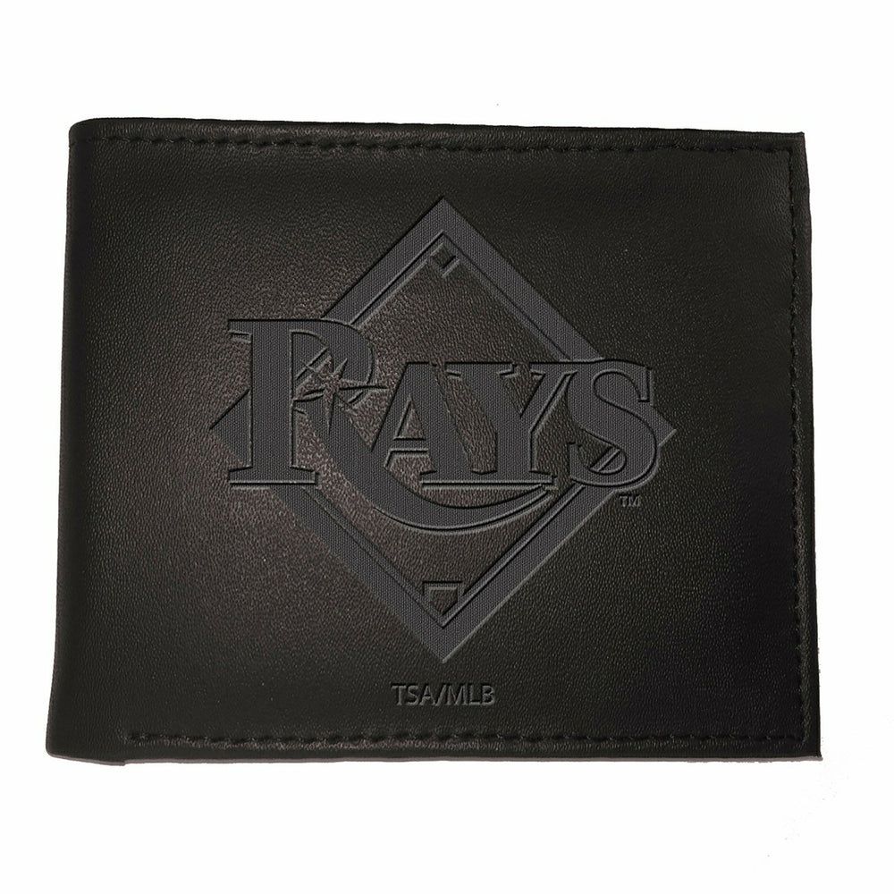 Tampa Bay Rays Bi-Fold Wallet Black - MLB Home