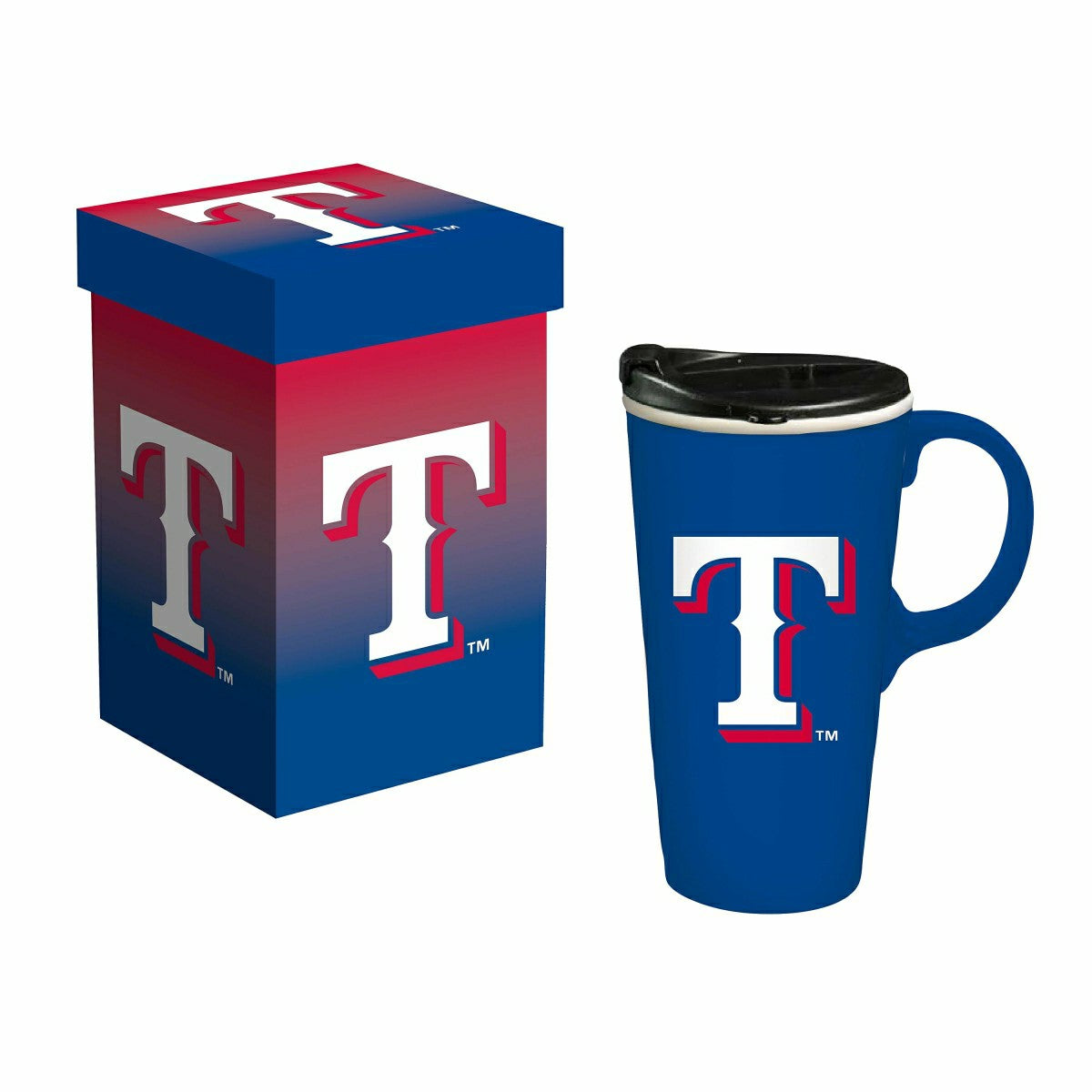 Texas Rangers Boxed Travel Latte Cup, 17oz - MLB Home