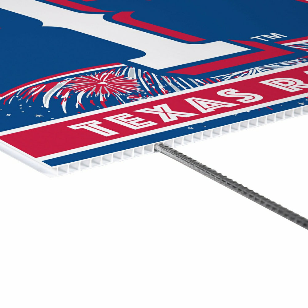 Texas Rangers Yard Sign, Patriotic - MLB Home