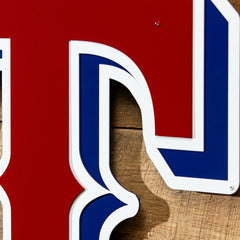 Texas Rangers Premier Metal Wall Art - MLB Home