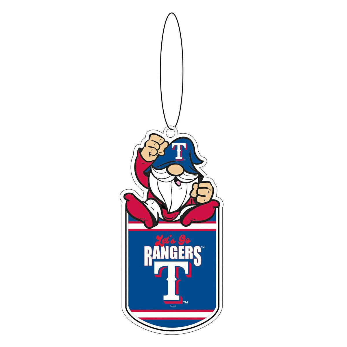 Texas Rangers Gift Tag Ornament, Gnome Fan - MLB Home