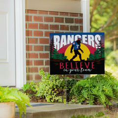 Texas Rangers Yard Sign, Bigfoot - MLB Home