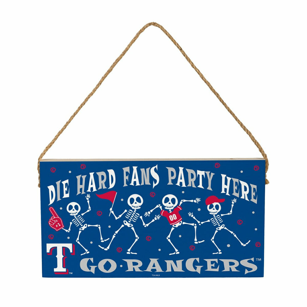 Texas Rangers Halloween Wood Wall Sign, 6x11 - MLB Home