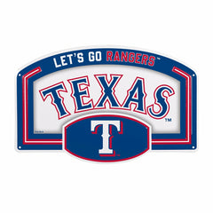 Texas Rangers USA Embossed Steel Wall Sign, 11" x 17" - MLB Home
