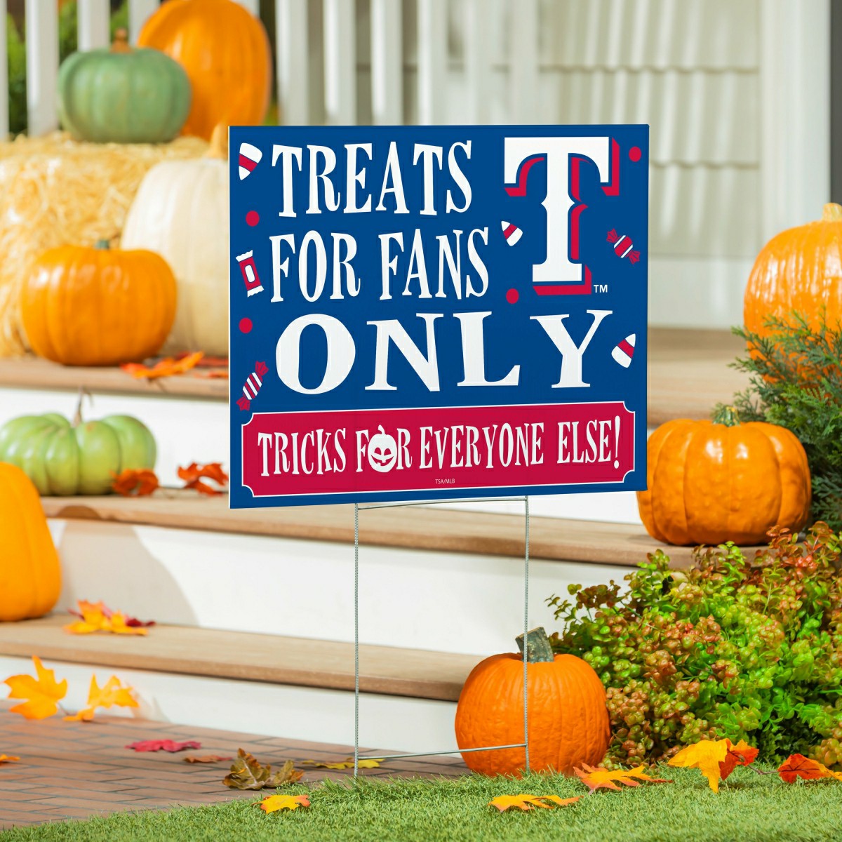 Texas Rangers Yard Sign, Halloween Treats for Fans - MLB Home