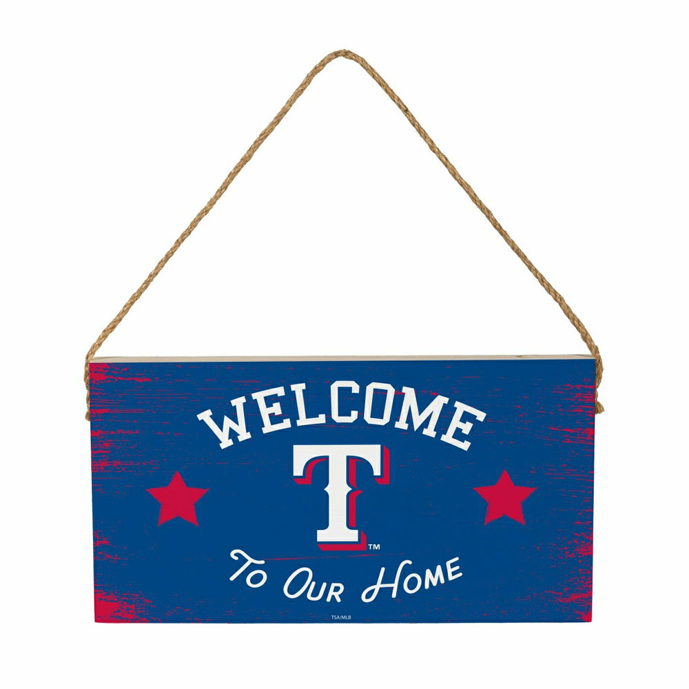 Texas Rangers Wood Wall Sign, 6x11 - MLB Home