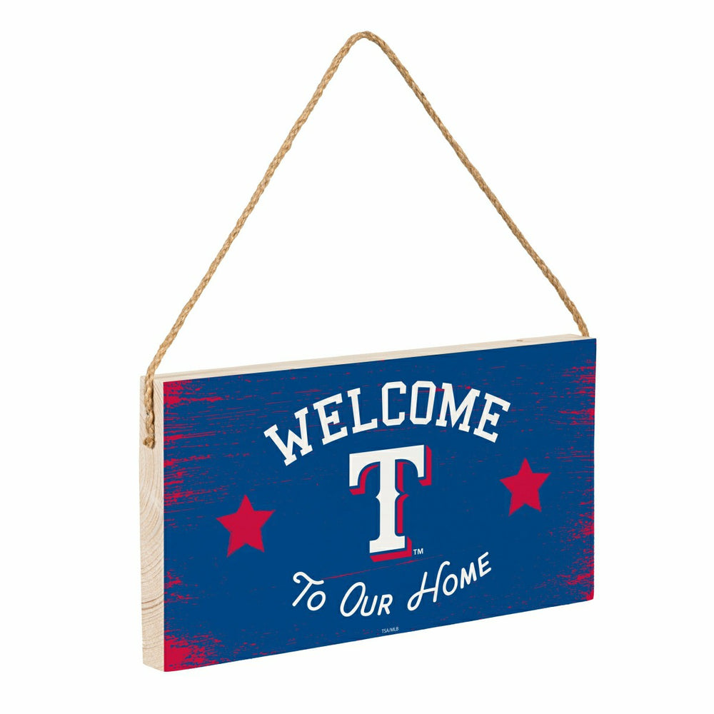 Texas Rangers Wood Wall Sign, 6x11 - MLB Home