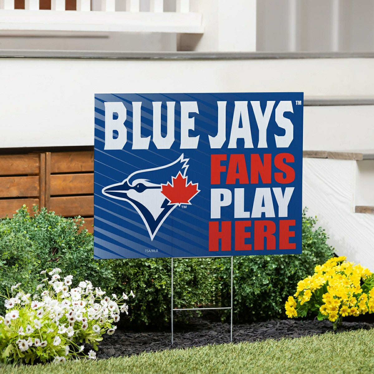 Toronto Blue Jays Coroplast Yard Sign "Fans Play Here" - MLB Home
