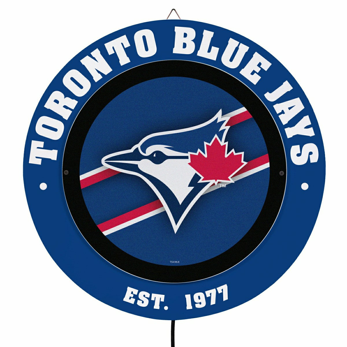 Toronto Blue Jays, Metal Lite, Round - MLB
