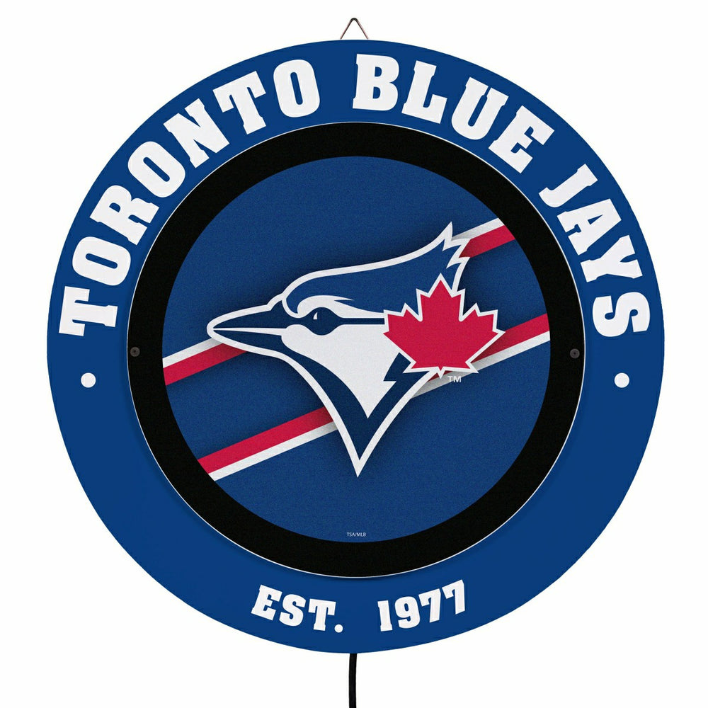 Toronto Blue Jays, Metal Lite, Round - MLB