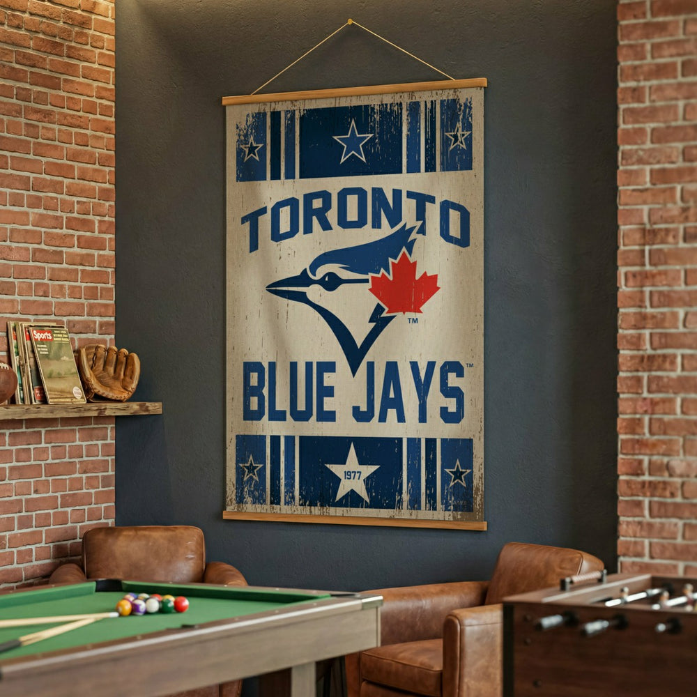 Toronto Blue Jays, Canvas Wall Tapestry, Large, 54x36 - MLB Home