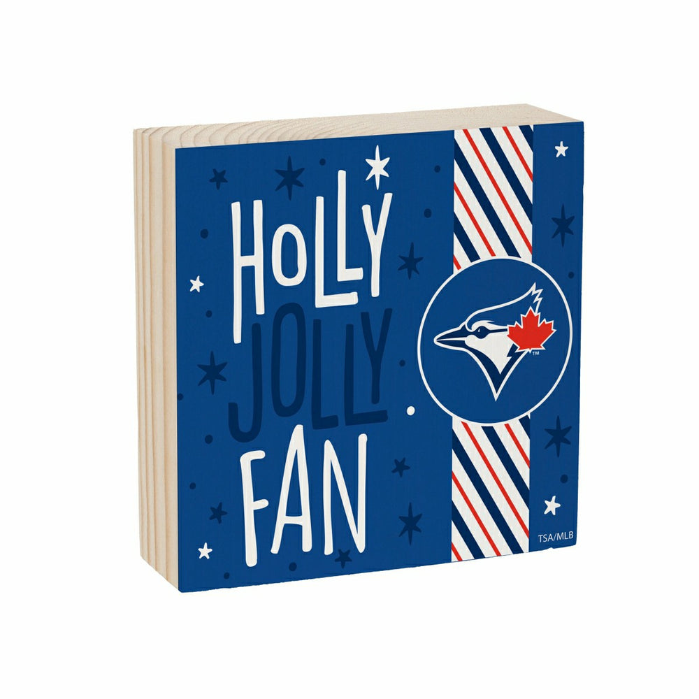 Toronto Blue Jays Block, Holiday, 6x6 - MLB Home