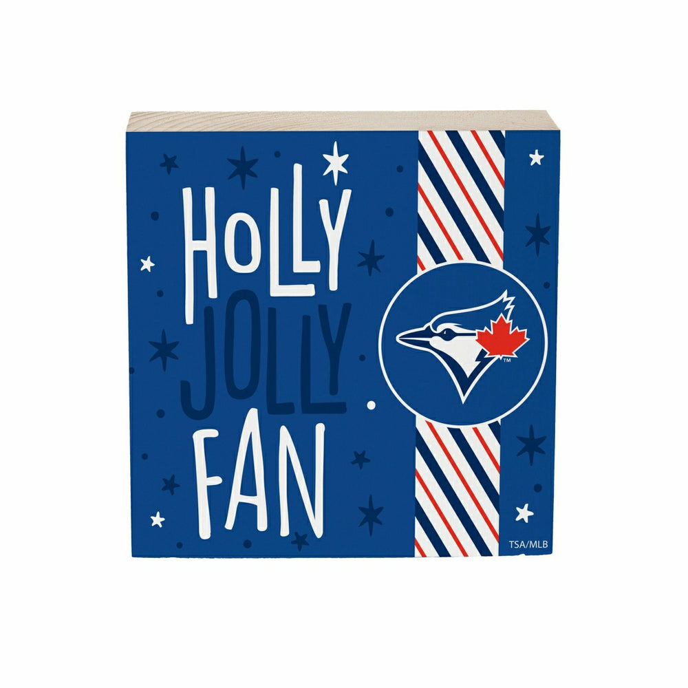 Toronto Blue Jays Block, Holiday, 6x6 - MLB Home