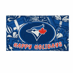 Toronto Blue Jays Holiday PVC Mat, 28"x16" - MLB