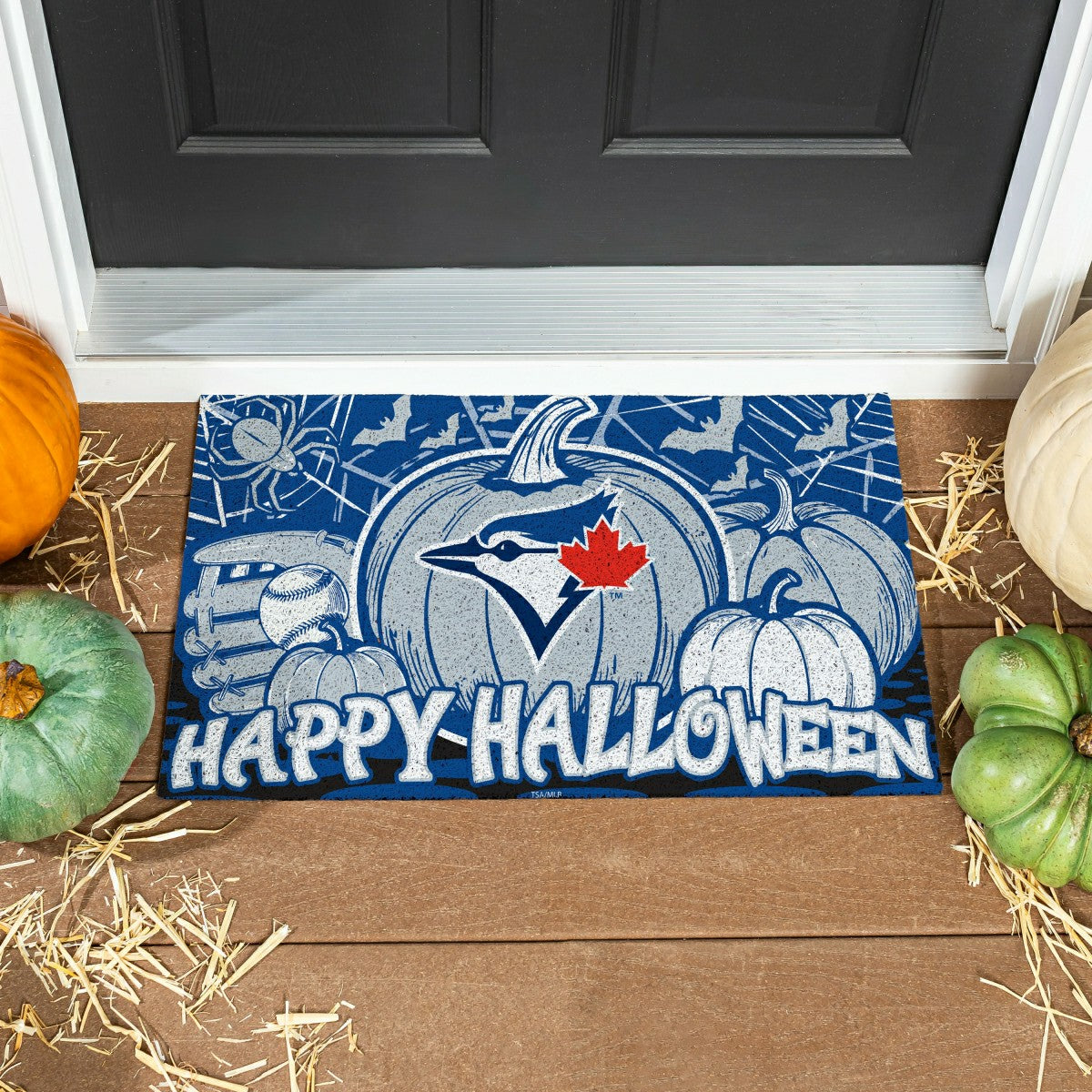 Toronto Blue Jays Halloween PVC Mat, 28"x16" - MLB