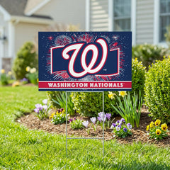 Washington Nationals Yard Sign, Patriotic - MLB Home