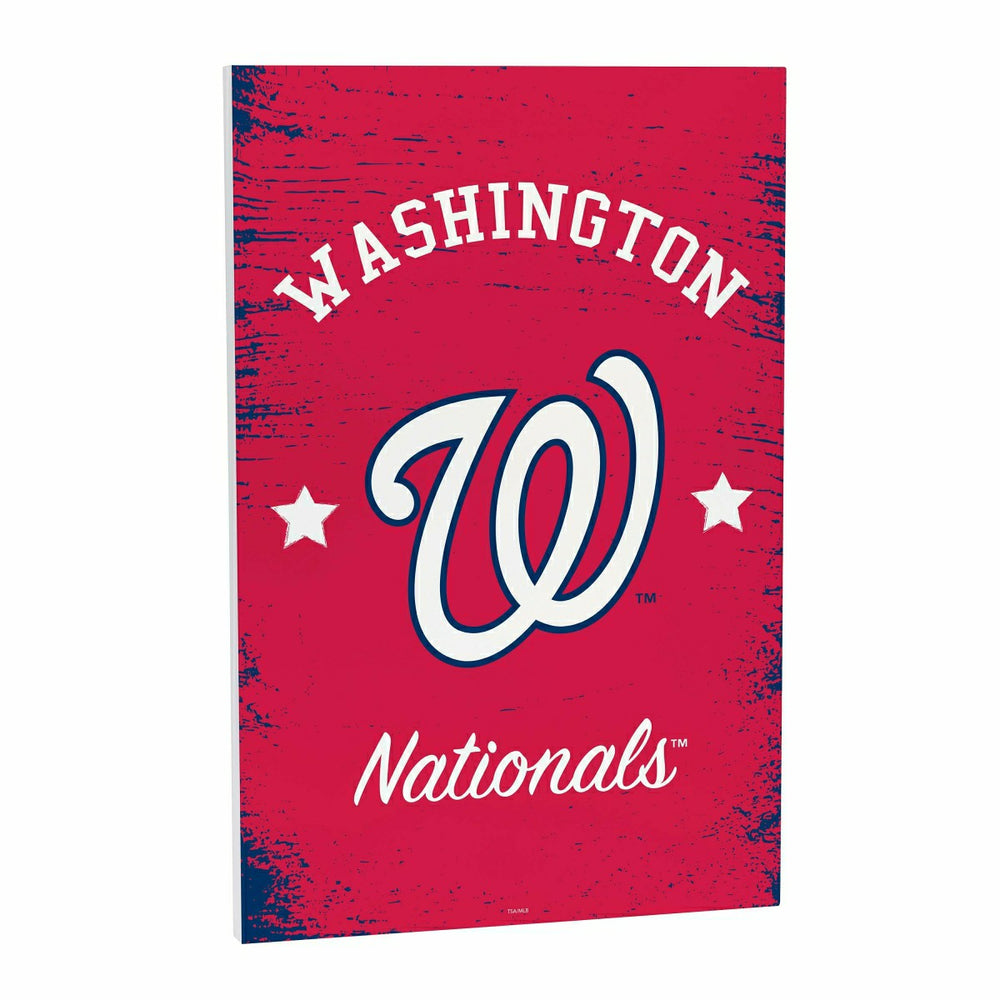Washington Nationals Wood Wall Sign, 16x24 - MLB Home