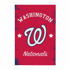 Washington Nationals Wood Wall Sign, 16x24 - MLB Home