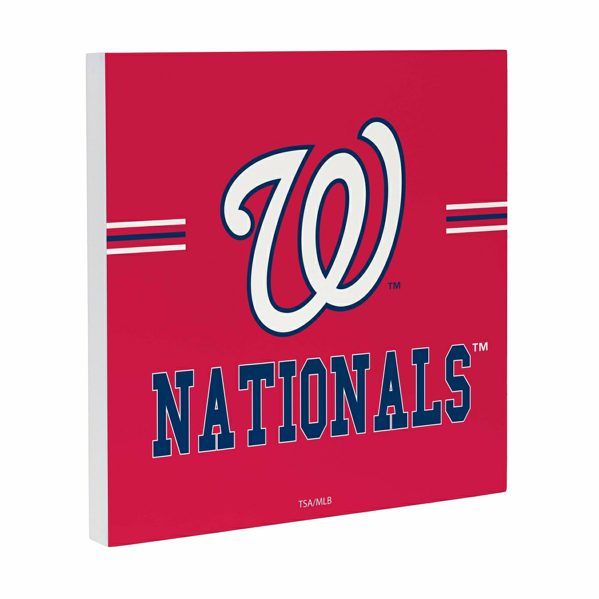 Washington Nationals Wood Wall Sign, 12x12 - MLB Home