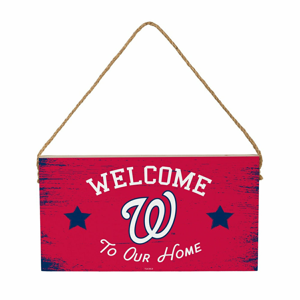 Washington Nationals Wood Wall Sign, 6x11 - MLB Home