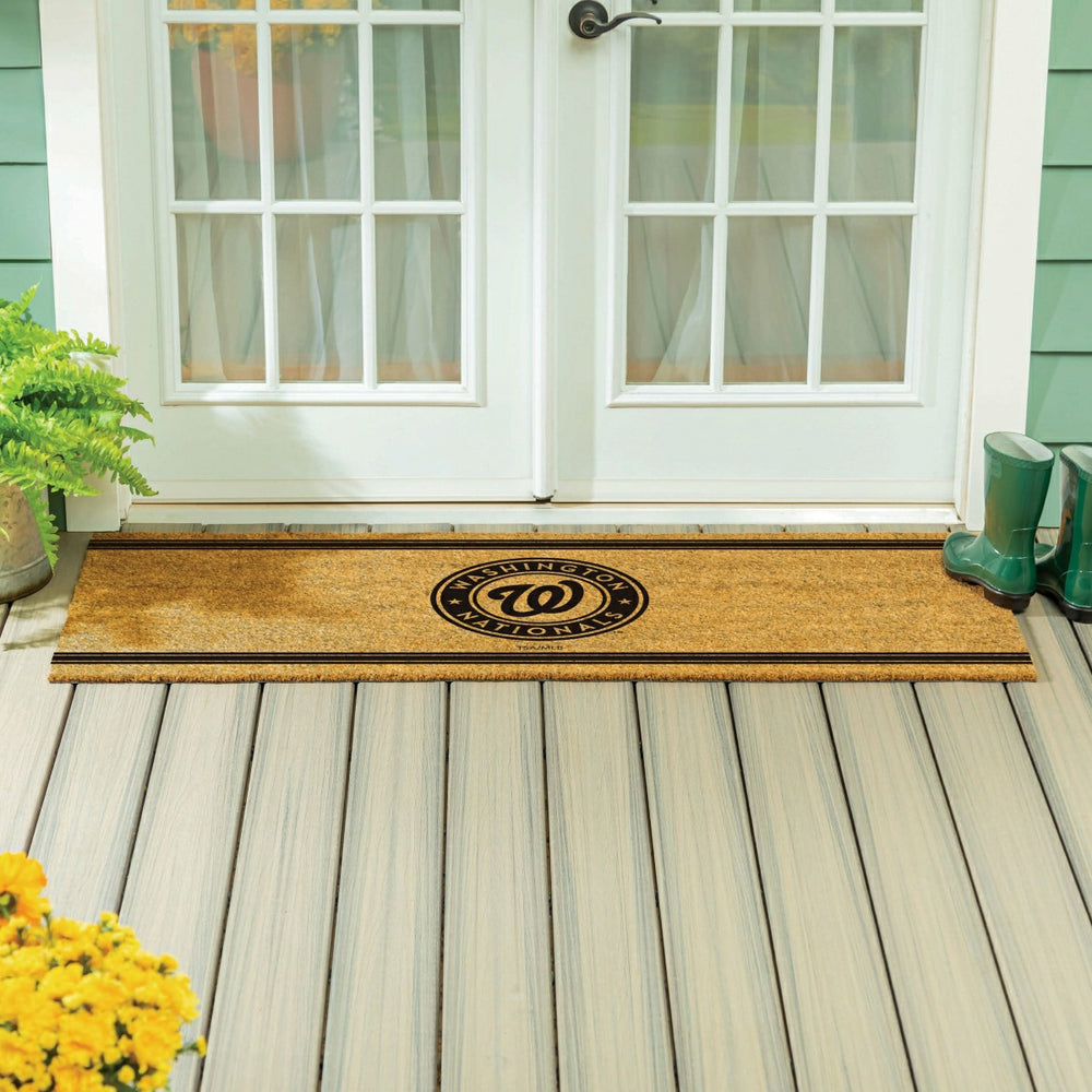 Washington Nationals Extra Large One Color Coir Mat, 60"x24" - MLB
