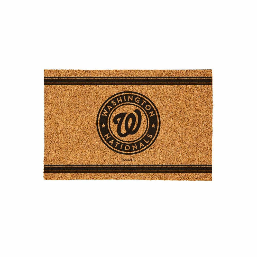 Washington Nationals Large One Color Coir Mat, 36"x24" - MLB