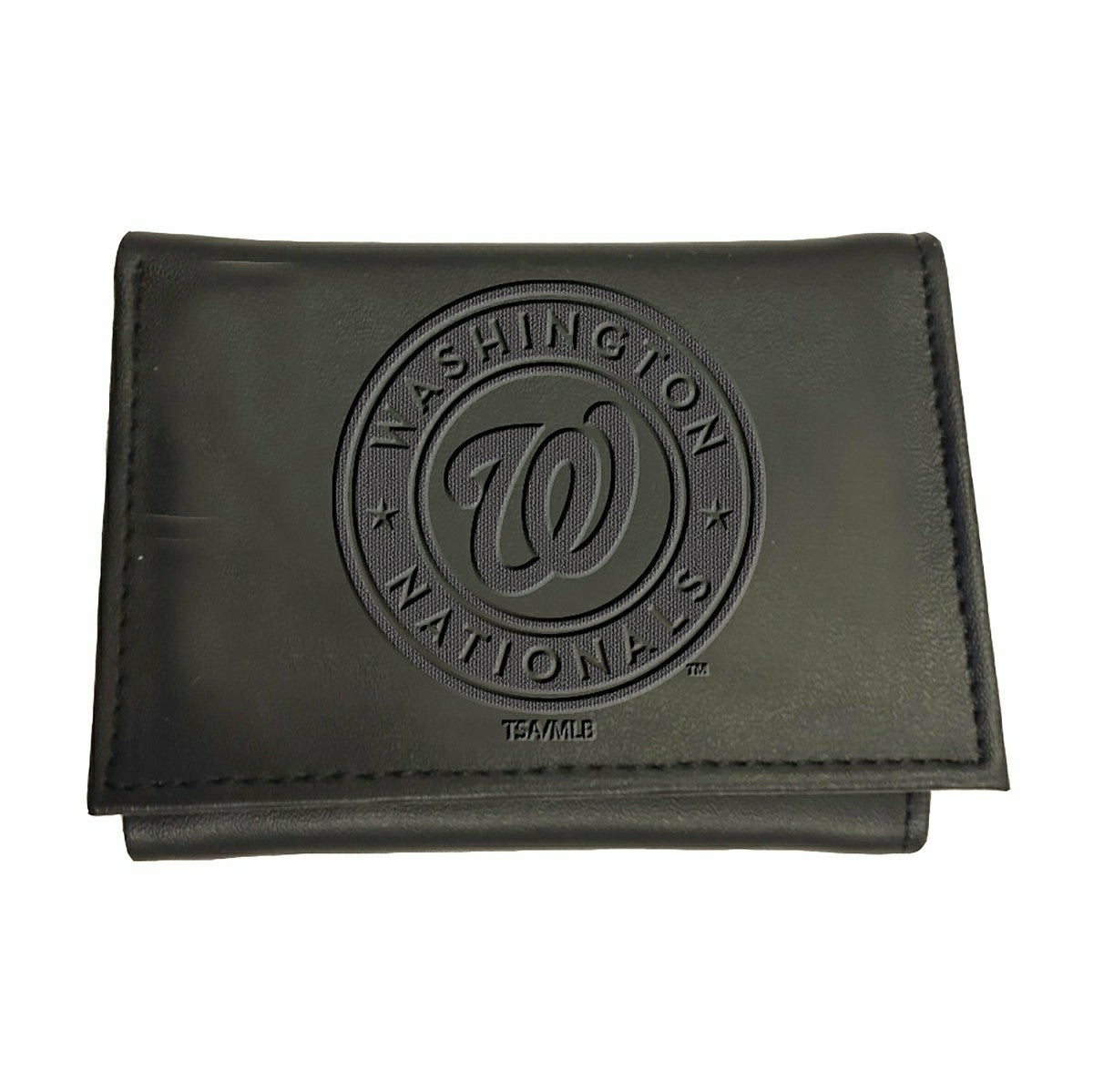 Washington Nationals Tri-Fold Wallet Black - MLB Home