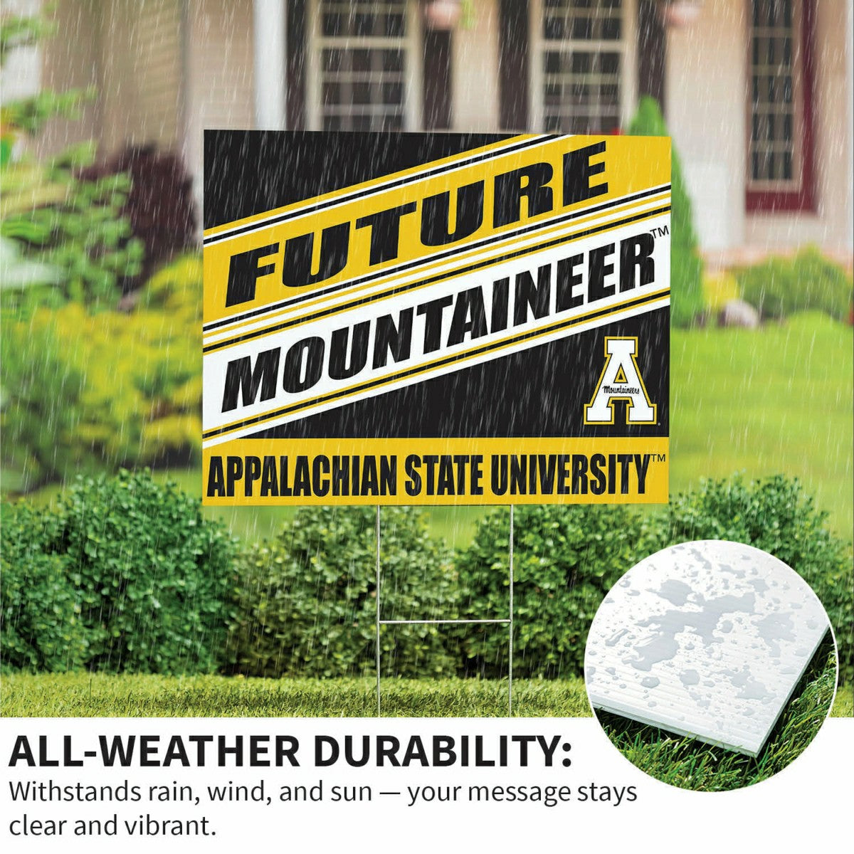 Appalachian State University Coroplast Yard Sign, Future Student - Collegiate Home