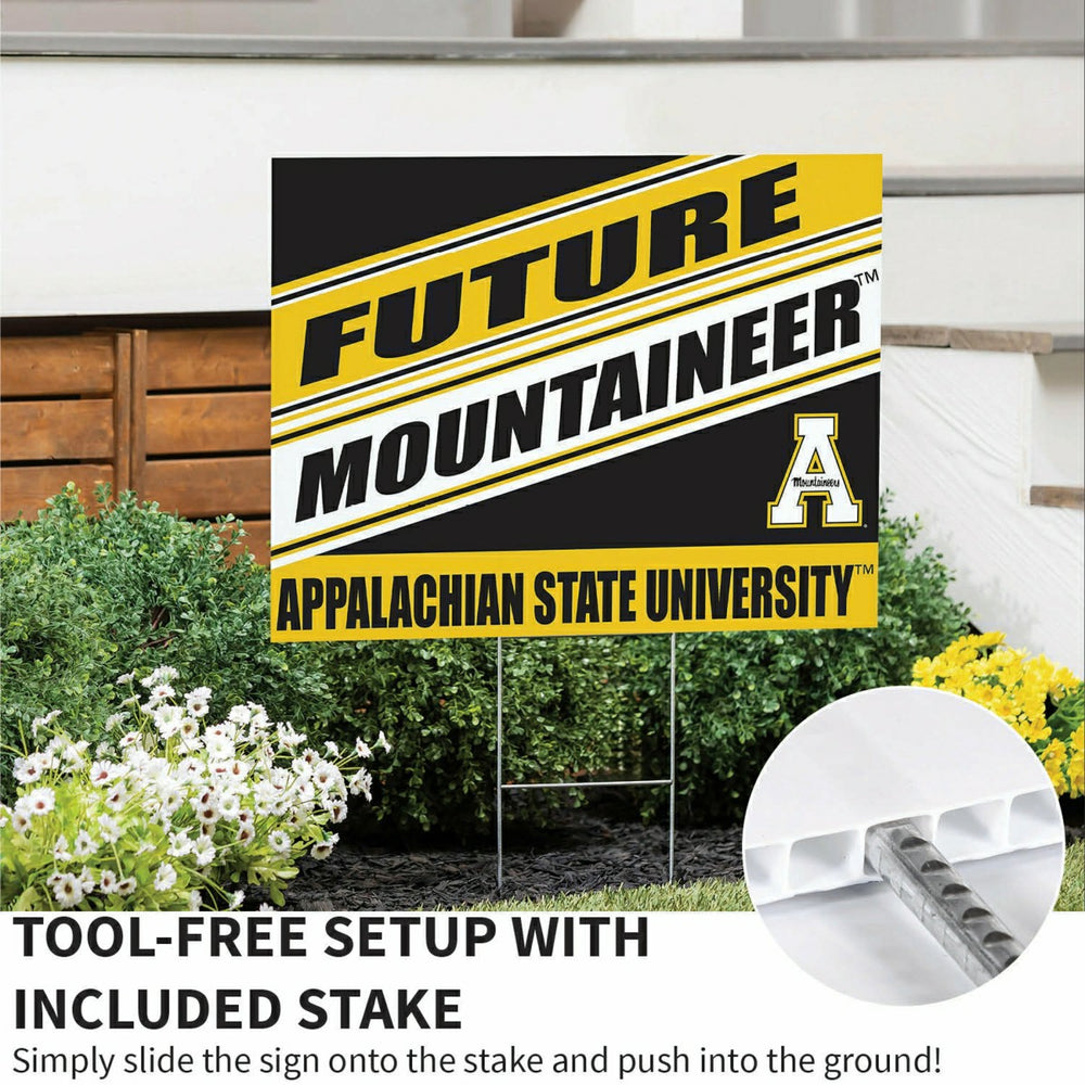 Appalachian State University Coroplast Yard Sign, Future Student - Collegiate Home