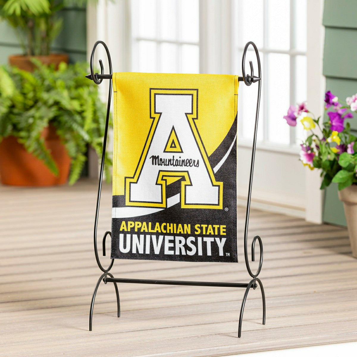 Appalachian State University Burlap Flag GDN Size - Collegiate Home