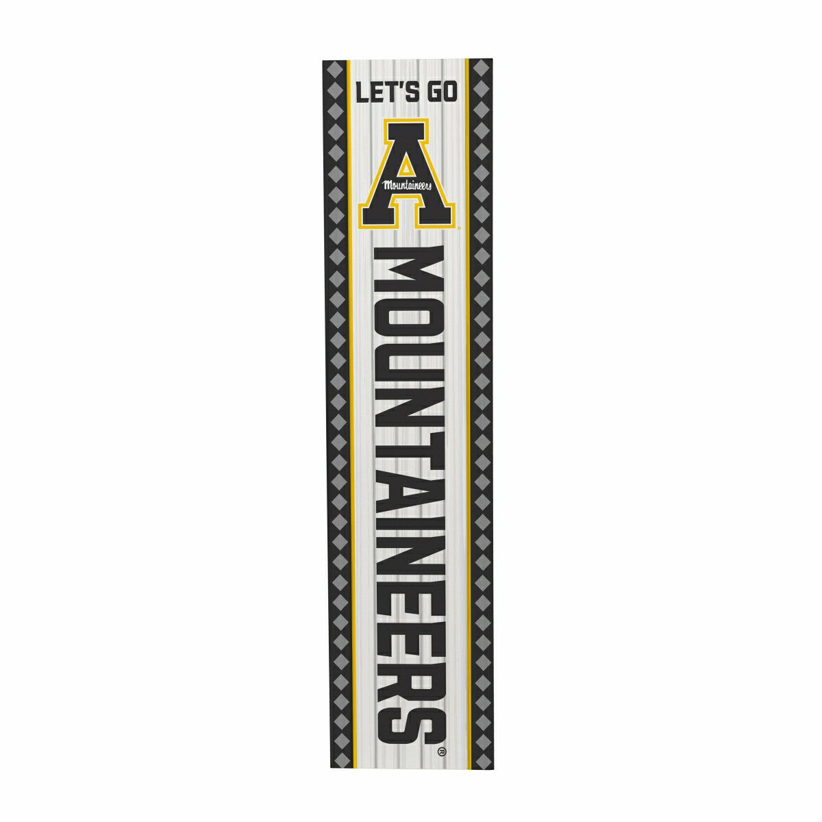47" Double Sided Leaner, Appalachian State University, Christmas - Collegiate Home