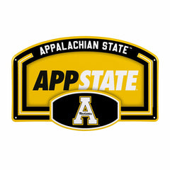Appalachian State University USA Embossed Steel Wall Sign, 11" x 17" - Collegiate Home
