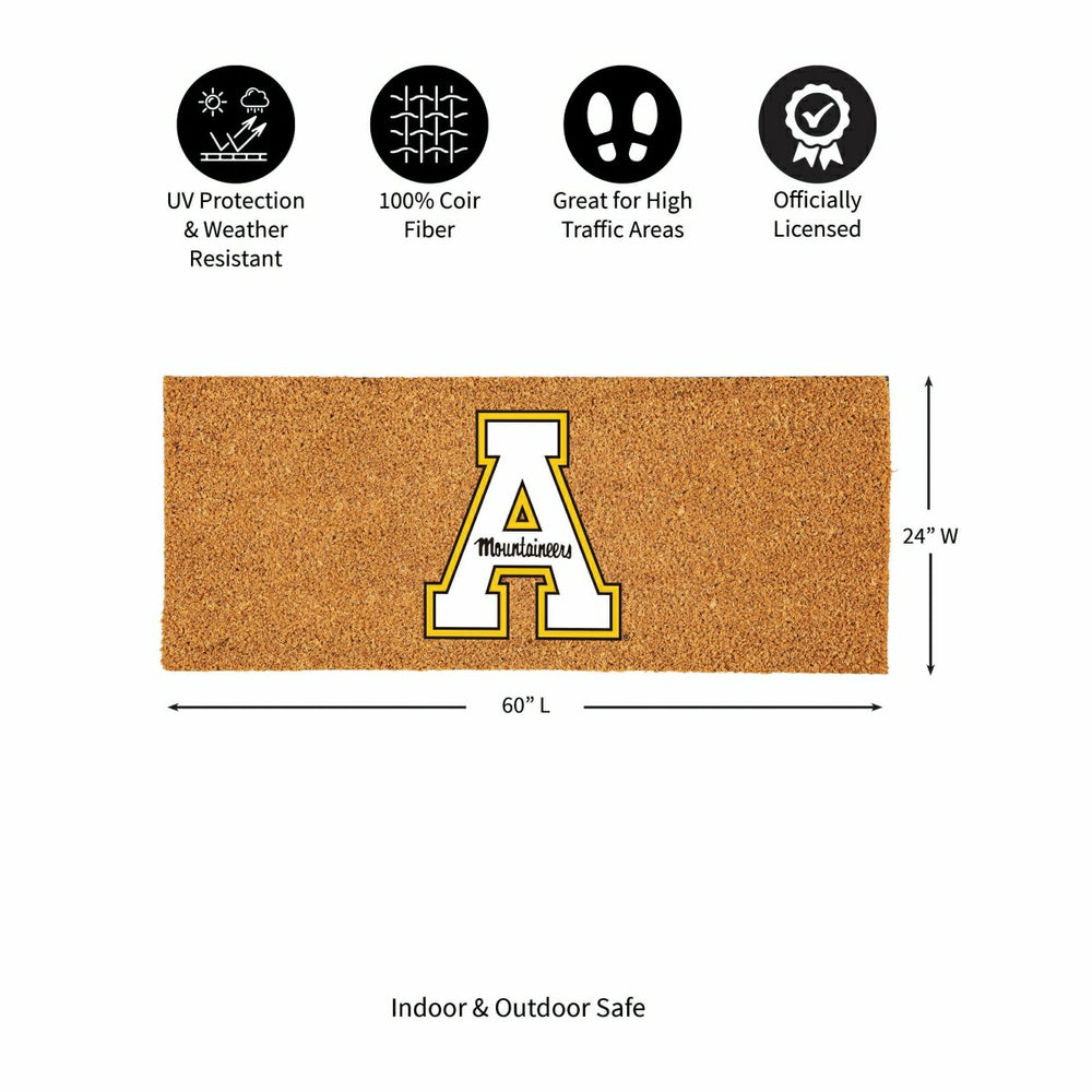 Appalachian State University Extra Large Full Color Coir Mat, 60"x24" - Collegiate