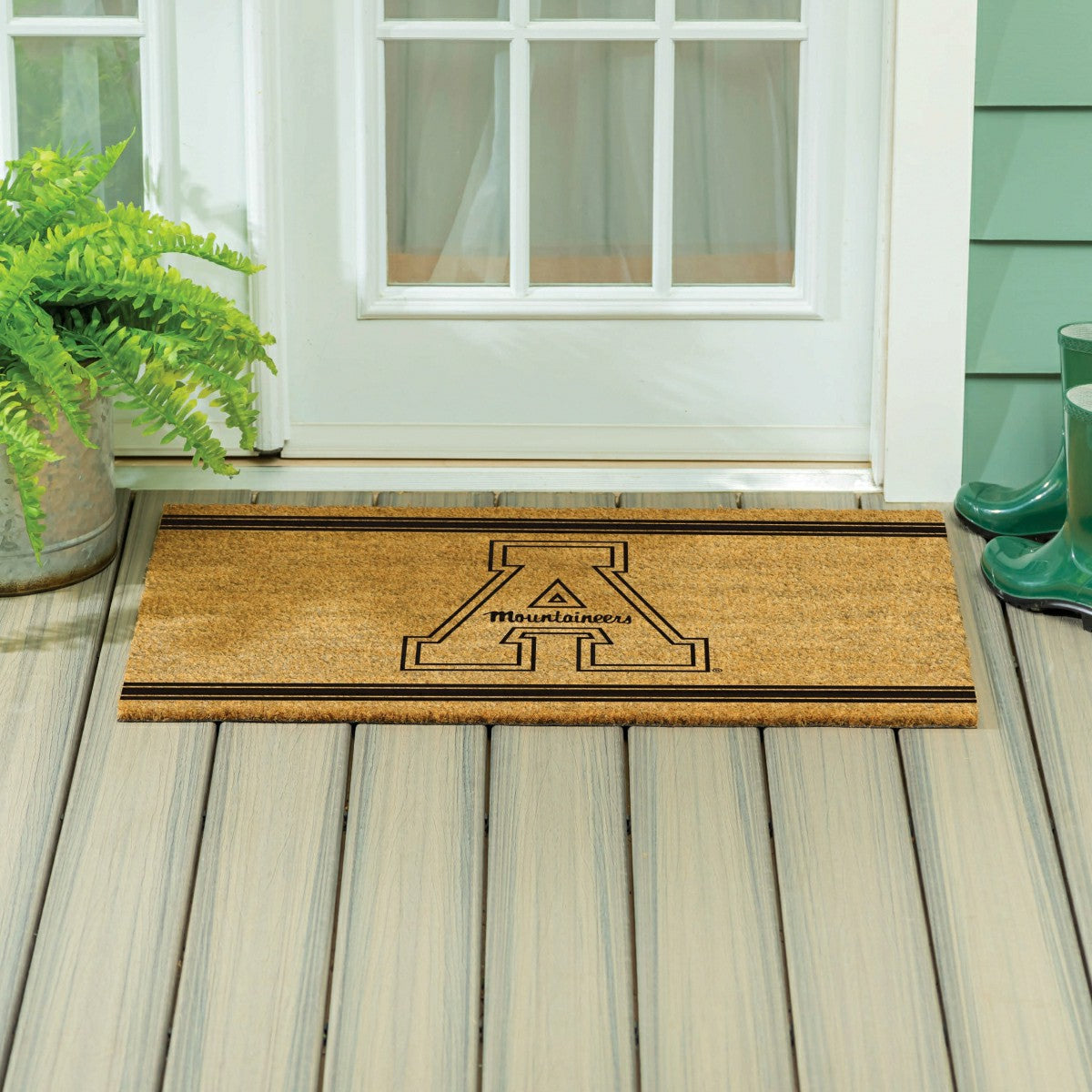 Appalachian State University Large One Color Coir Mat, 36"x24" - Collegiate